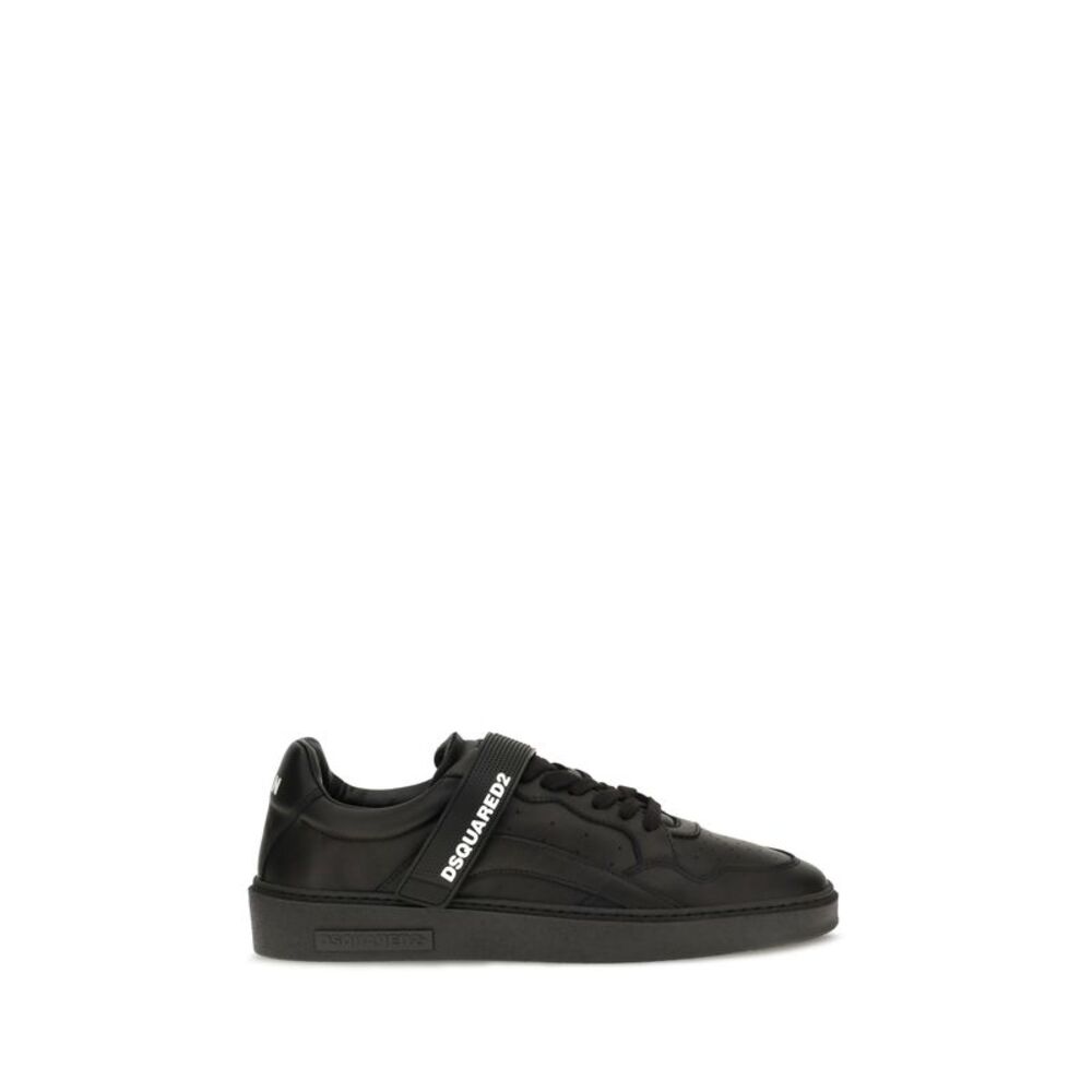 Dsquared2 Men Leather Strap Sneakers